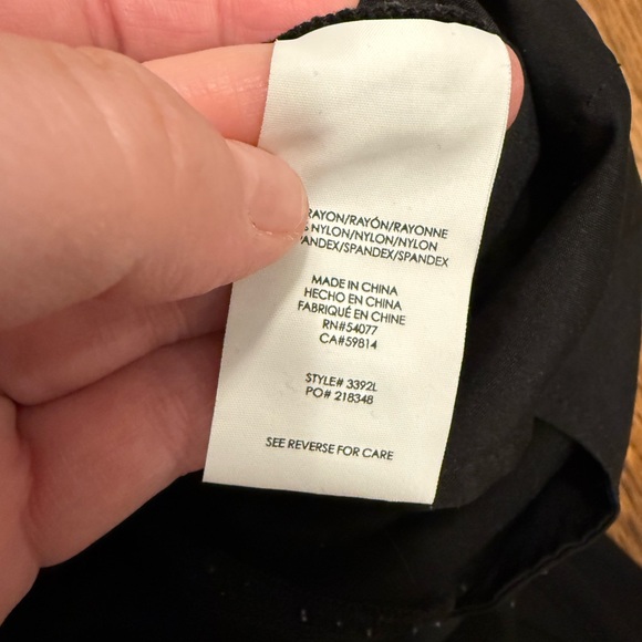 CAbi women’s black Camden pants size 4 #3392L - Picture 5 of 9